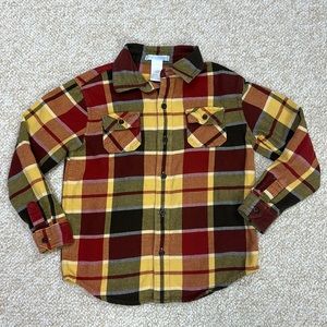 Janie and Jack Plaid Flannel Shirt